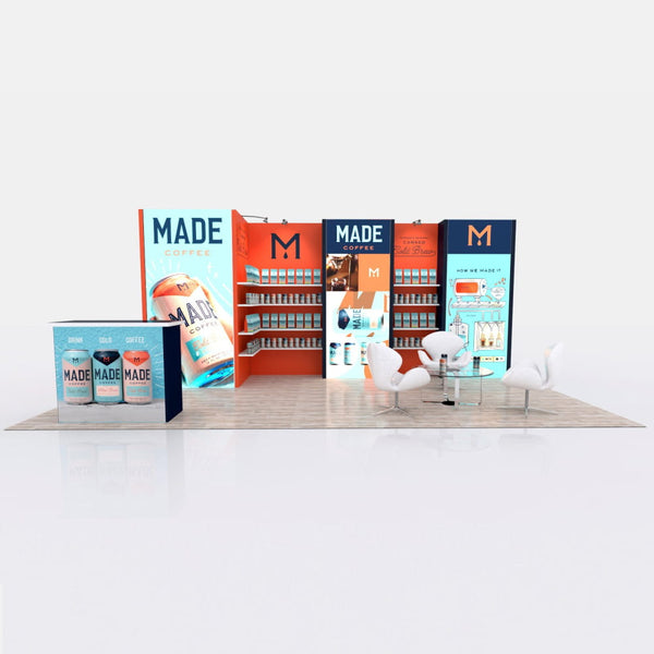 10 x 20 Modular Inline Exhibit Kit 03