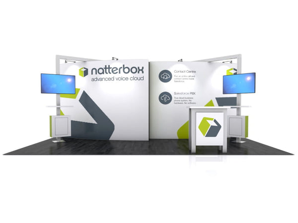 10 x 20 Modular Inline Exhibit Kit 08