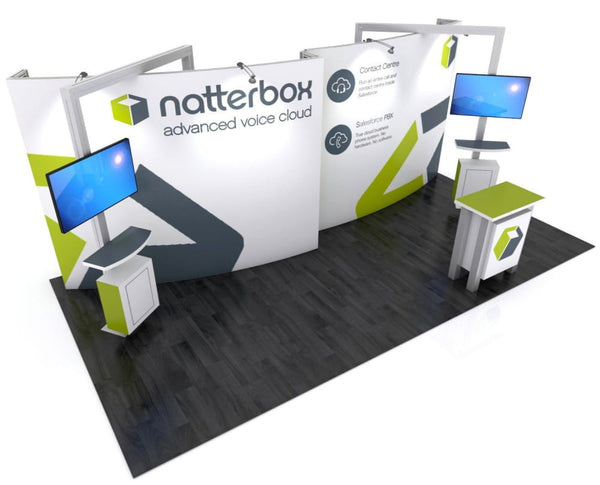 10 x 20 Modular Inline Exhibit Kit 08