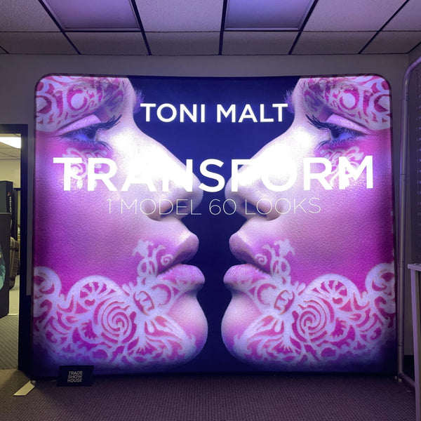 10ft Backlit Tension Fabric Display - Displays