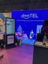Our most popular 10ft Backlit Tension Fabric Display is an ultra-bright and vivid portable backlit trade show display