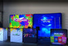 Our most popular 10ft Backlit Tension Fabric Display is an ultra-bright and vivid portable backlit trade show display