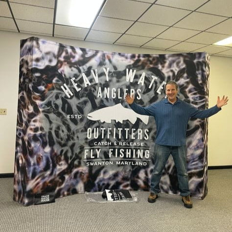 10ft Curved Pop Up Fabric Display Table Kit - Displays