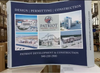 Our 10ft Curved Pop Up Fabric Display Podium Kit includes a hard shipping case with wheels that can be used as podium