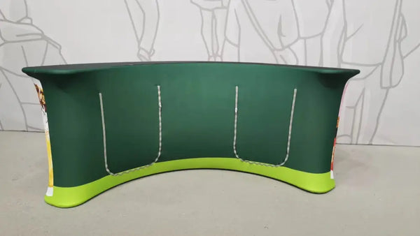 10ft Curved Tension Fabric Counter - Counters
