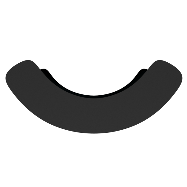 10ft Curved Tension Fabric Counter - Tension Fabric Counters