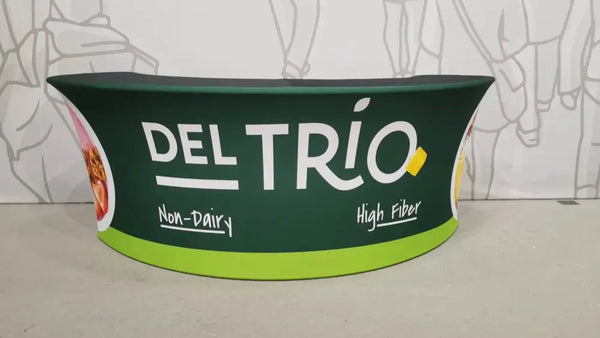 10ft Curved Tension Fabric Counter - Counters