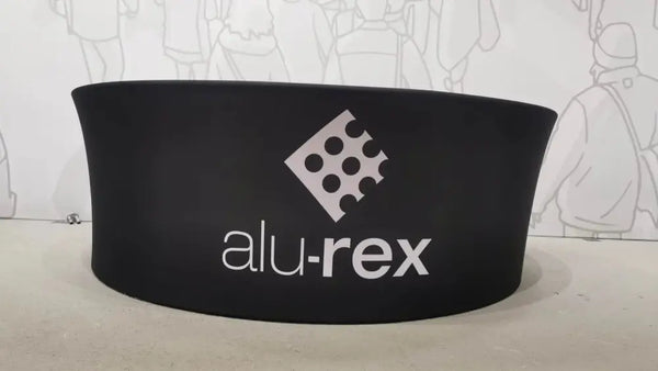 10ft Curved Tension Fabric Counter - Counters