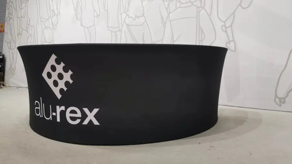 10ft Curved Tension Fabric Counter - Counters