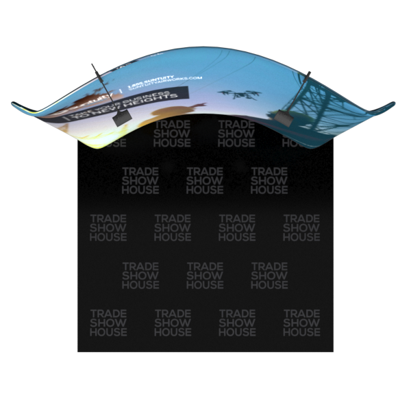 10ft Curved Tension Fabric Display - Tension Fabric Displays