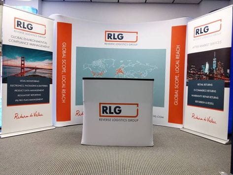 10ft Curved Tension Fabric Display - Displays