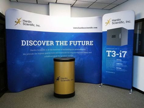 10ft Curved Tension Fabric Display Kit - Displays