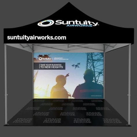 10ft Pop Up Tent with Backwall - Pop Up Tents