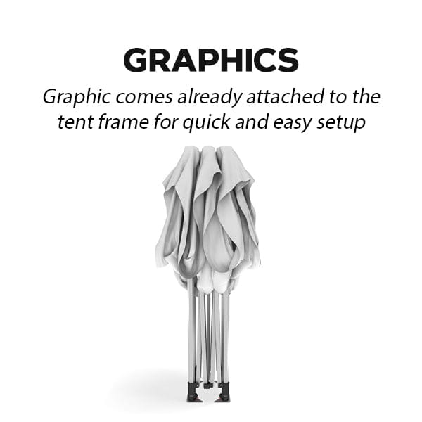 10ft Pop Up Tent with Backwall - Pop Up Tents