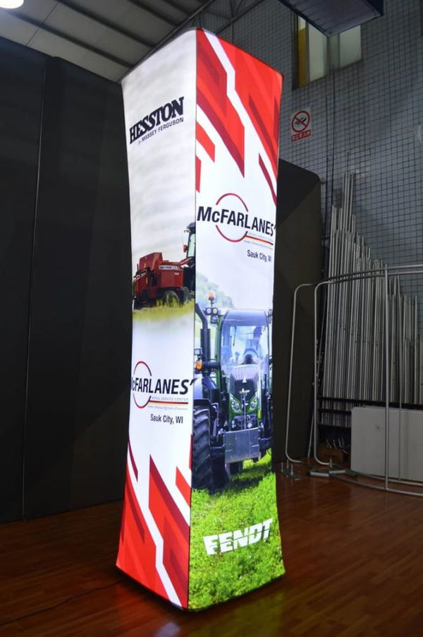 10ft Square Backlit Inflatable Tower - Towers