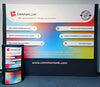 CommonLook PDF accessibility promo on 10ft straight pop up fabric display