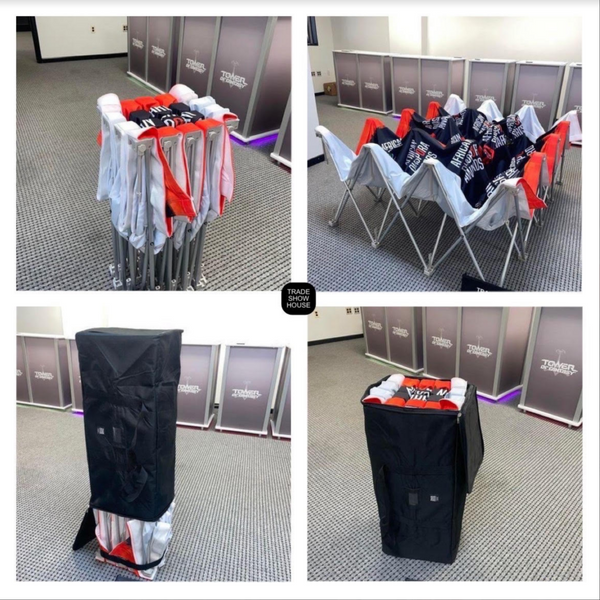 10ft Straight Pop Up Fabric Display Table Kit - Fabric Pop Up Displays