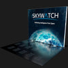 Skywatch 10ft x 8ft Pro Light Box: Glowing Blue Earth with Network Lines