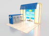 10x10 Eco-Modular Backlit Exhibit Kit 34 - Eco-Smart Exhibits