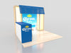 10x10 Eco-Modular Backlit Exhibit Kit 34 - Eco-Smart Exhibits