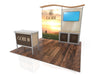 10x10 Eco-Modular Backlit TV Exhibit Kit 18 - Eco-Smart Exhibits