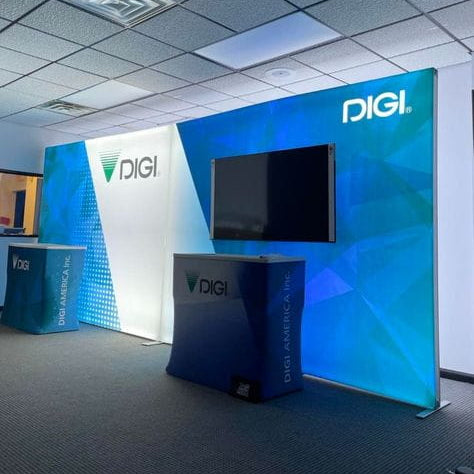 10x10 Frameless SEG Lightbox TV Display Kit 03