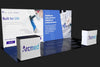 Our 10x20 Frameless SEG Lightbox Display Kit 02 features two 10ft Displays paired side by for a seamless 20ft light box