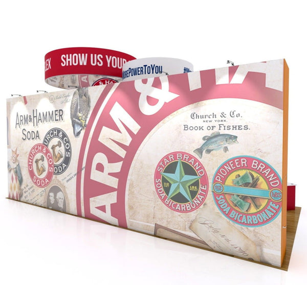 20 x 40 Modular Inline Exhibit Kit 01