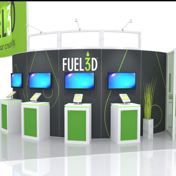 20 x 40 Modular Island Exhibit Kit 03