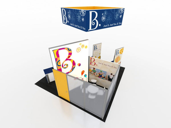 20 x 20 Modular Island Exhibit Kit 10