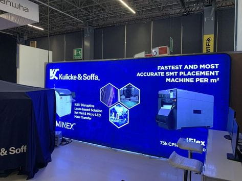 Our massive 20ft Backlit Tension Fabric Display is the ultimate showstopper guaranteed to steal show at your next trade