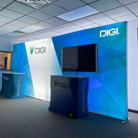 20ft Frameless SEG Lightbox Display