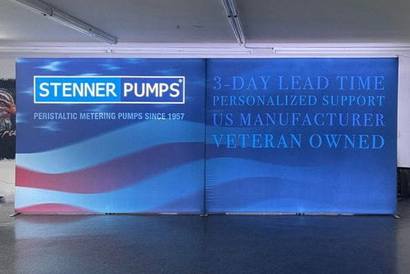 20ft Frameless SEG Lightbox Display