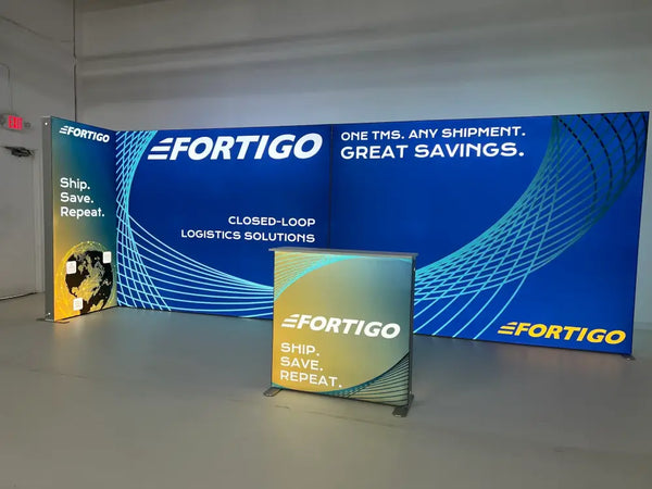 20ft Frameless SEG Lightbox Display