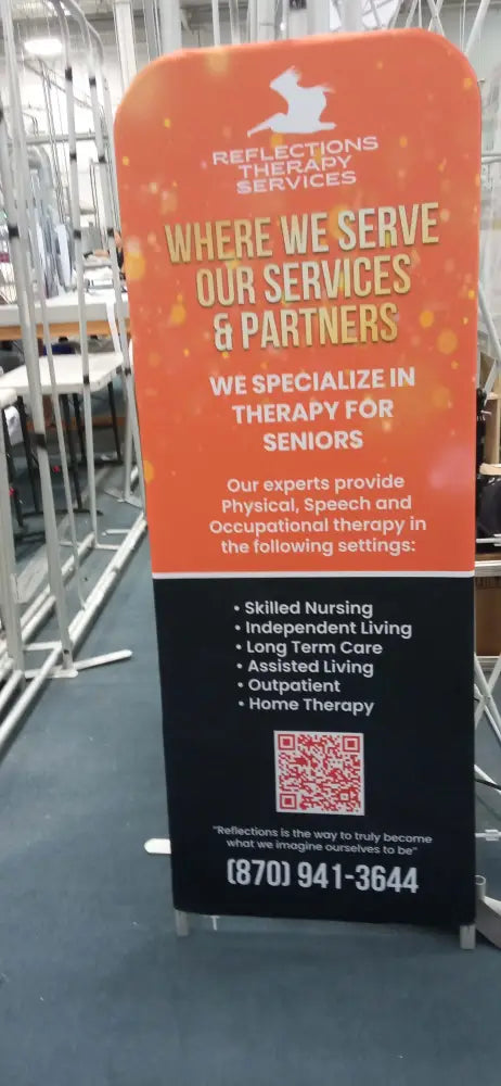 2ft Tension Fabric Banner Stand - Stands