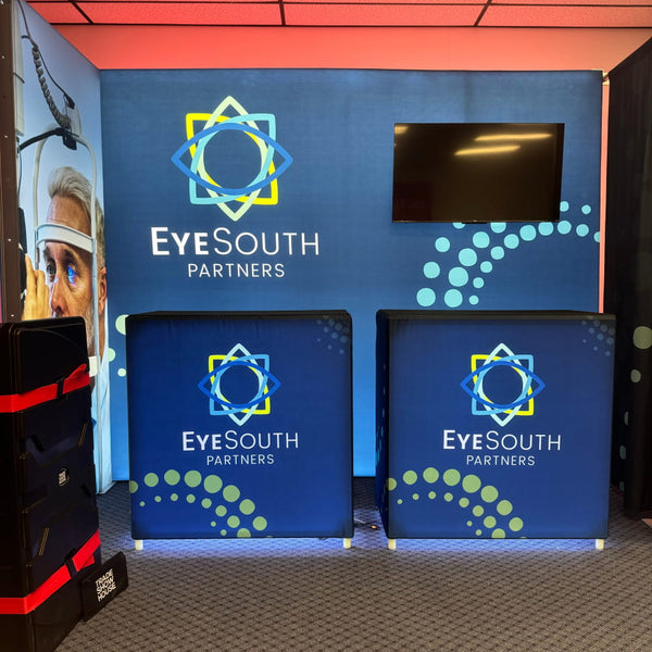 3.5ft Backlit SEG Light Box Counter