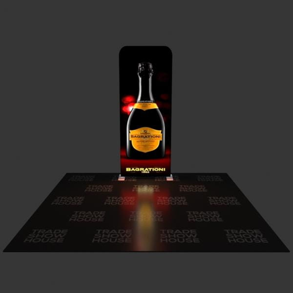 3ft Backlit Tension Fabric Banner Stand - Backlit Displays