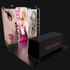Our 3ft Backlit Tension Fabric Display is an ultra-bright and vivid portable backlit trade show display that showcase