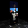 Our 3ft Backlit Tension Fabric Display is an ultra-bright and vivid portable backlit trade show display that showcase