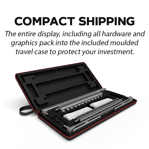 3ft Frameless SEG Lightbox Display - Frameless SEG Lightbox Displays