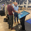 Stand out at your next trade show or expo with the 43 4K Digital Interactive Touchscreen Table Display Kiosk. Designed