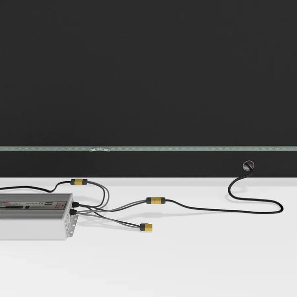 Our 5ft Backlit Tension Fabric Display is an ultra-bright and vivid portable backlit trade show display that showcase