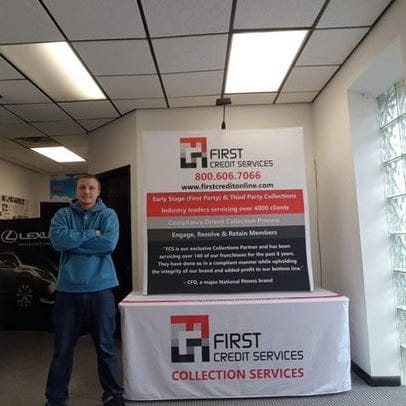 5ft Tabletop Pop Up Fabric Display Kit - Displays