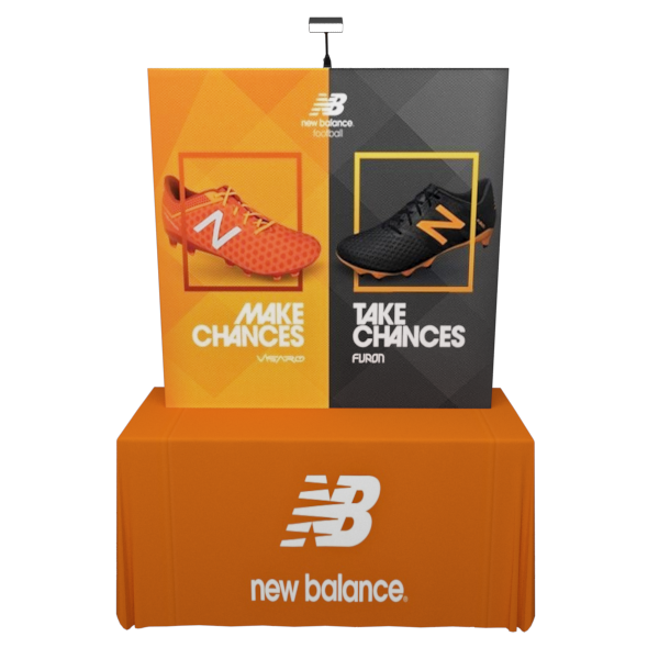 5ft x 5ft Tabletop Pop Up Fabric Display Kit - Fabric Pop Up Displays