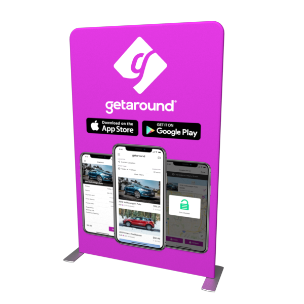 5ft x 7.5ft Tension Fabric Modular Display - Tension Fabric Modular Display Panels