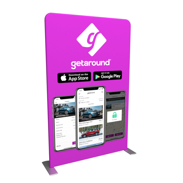 5ft x 7.5ft Tension Fabric Modular Display - Tension Fabric Modular Display Panels