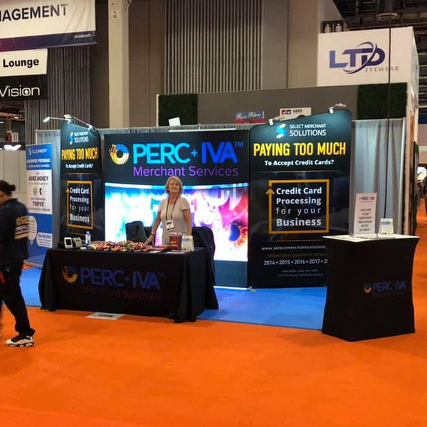 5ft x 8ft Angled Top Tension Fabric Modular Display - Panels