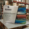 Our 6ft Curved Tabletop Tension Fabric Display is a sleek and modern that quickly assembles in just 5 minutes. slide