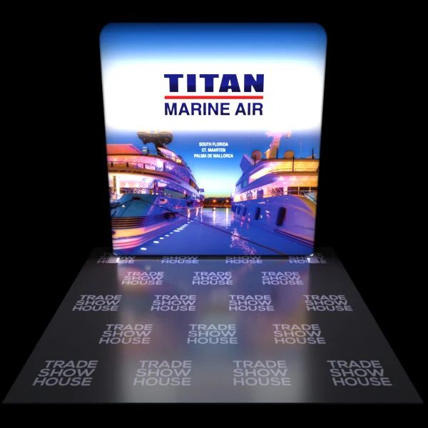 8ft Backlit Tension Fabric Display