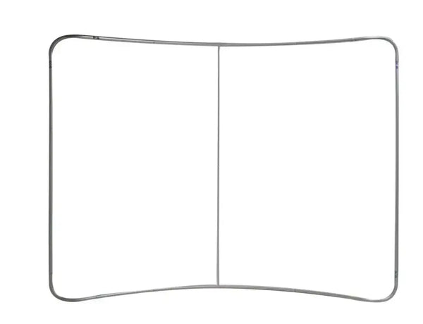 8ft Curved Tabletop Tension Fabric Display - Tabletop Tension Fabric Displays